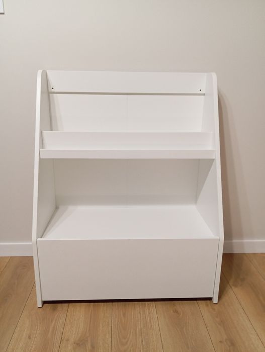 IKEA BERGIG Regał na książki z szufladą, biały