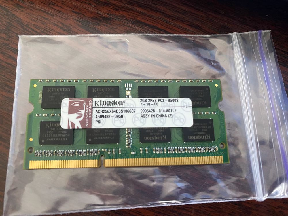 DDR3 2gb 1066 (1.5v) Памʼять для НОУТБУКА