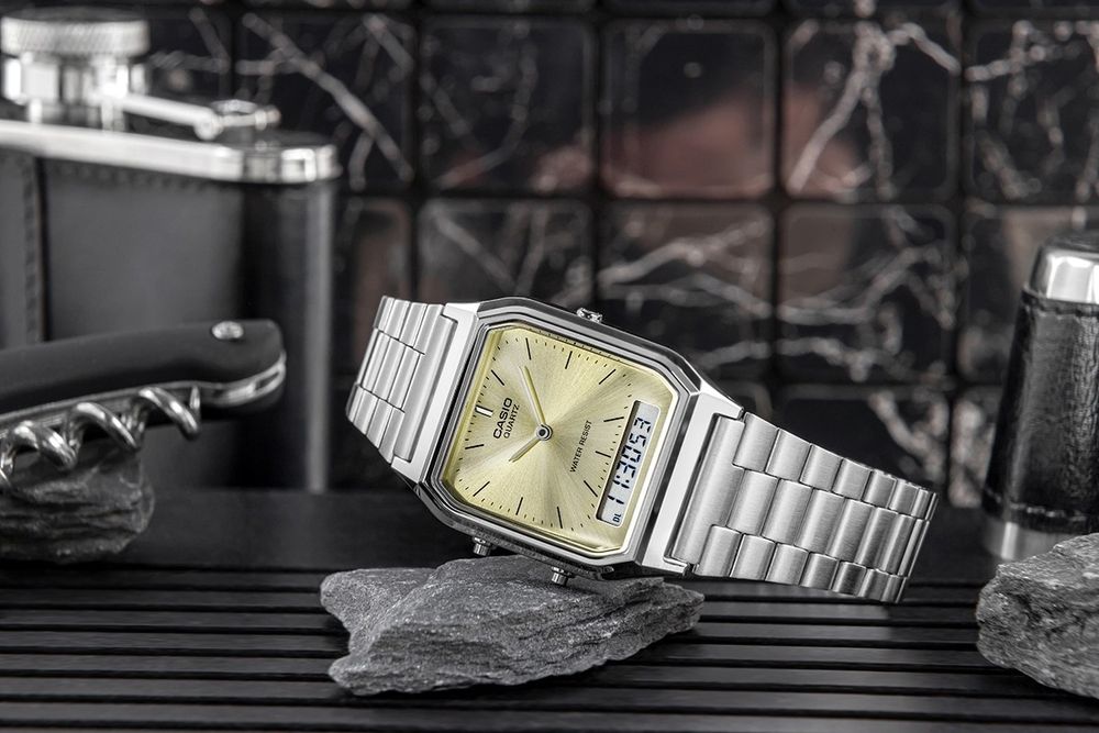 zegarek casio aq-230a-9amqydf + box