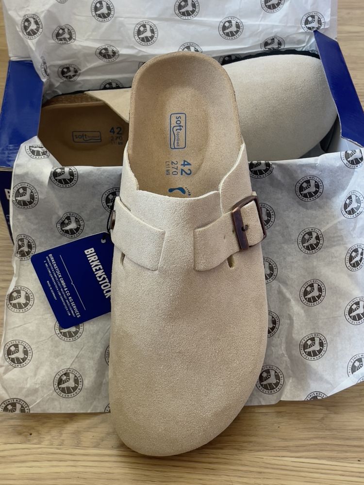 Birkenstock Boston Beige