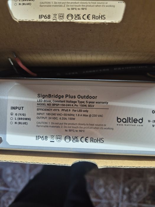 Zasilacze 12v  i 24 v nowe