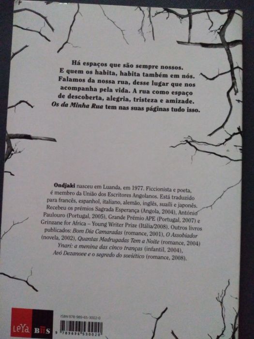 Livro  Os da minha rua de Onjaki