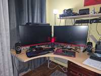 Setup pc+monitores+colunas