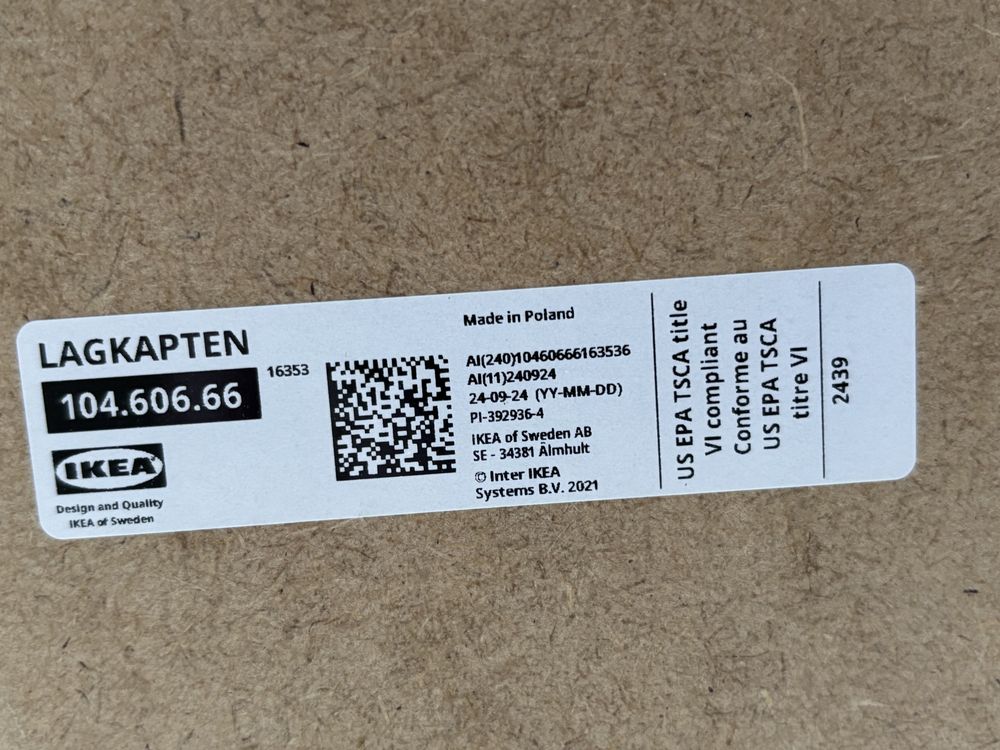 Stół/ biurko ikea lagkapten