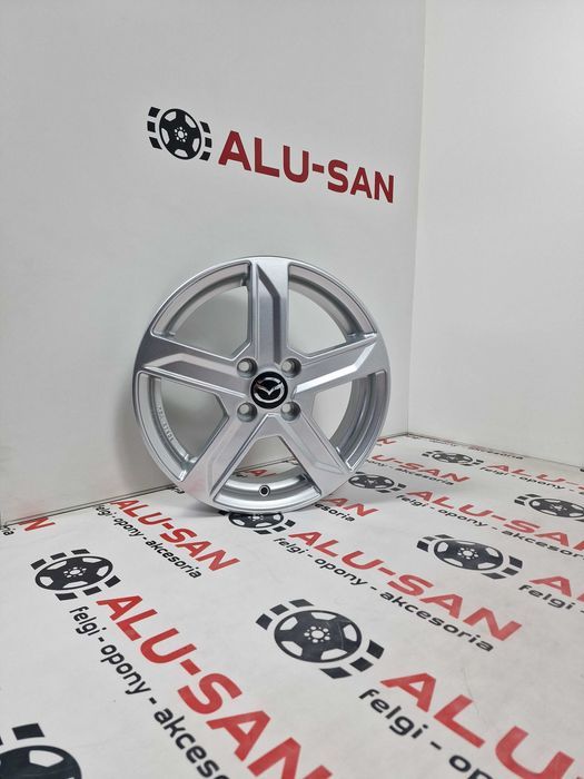 NOWE alufelgi MAZDA 15" 4x100 2 MX-5 DEMIO Srebrne