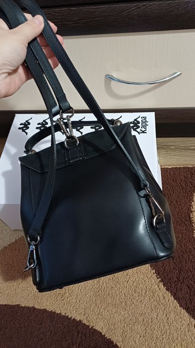 Сумка  рюкзак женская кожаная Италия Borse in Pelle натуральная кожа