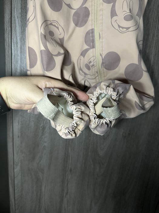 Демісезонний водонепронекний дитячий комбінезон Мікі sinsay 68/74