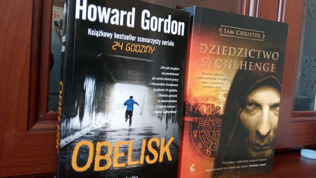 Zestaw thriller Obelisk i Dziedzictwo Stonehenge H. Gordon S. Christer