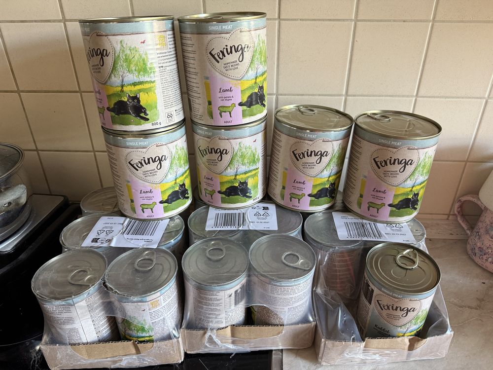 Karma Feringa dla kota jagnięcina królik monoproteinowa single meat