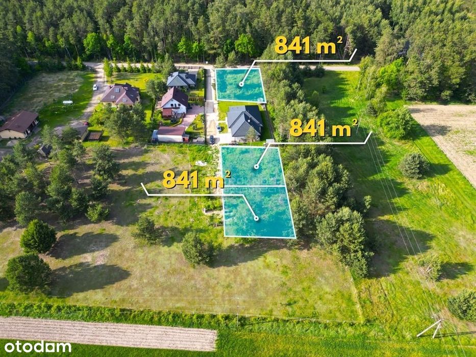 Rzeczyca – 3 działki do zabudowy mieszkaniowej