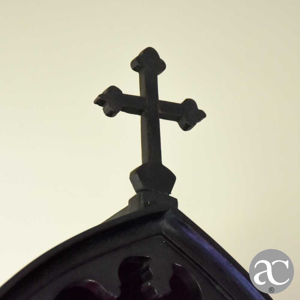 Oratório de suspensão em madeira, séc. XIX