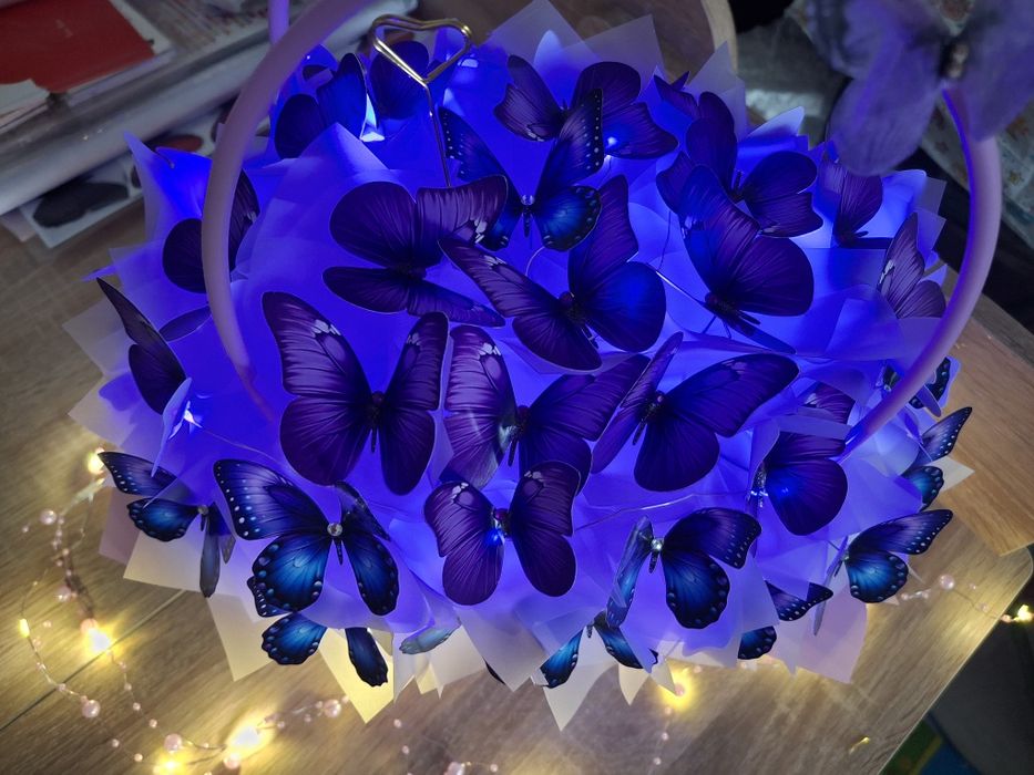 Букет з метеликів,  букет с бабочек, подарунок, подарок , метелики