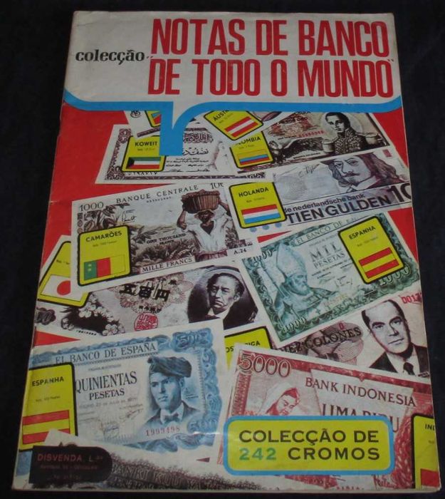 Caderneta Notas de Banco de todo o Mundo Completa