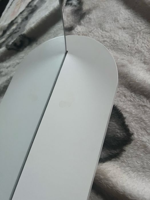 Lustro z półką (okrągłe, 50 cm średnicy)