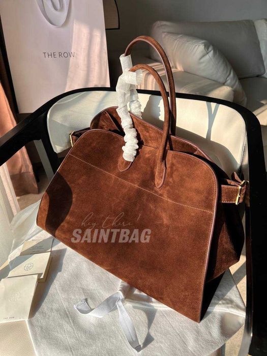 Под заказ сумка The Row Зе Роу замш коричневый цвет