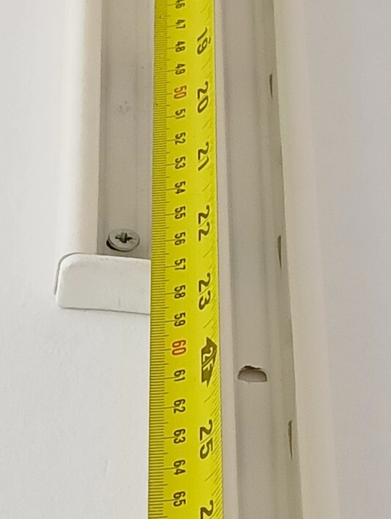 Półki wieszaki szafa wnękowa IKEA Algot