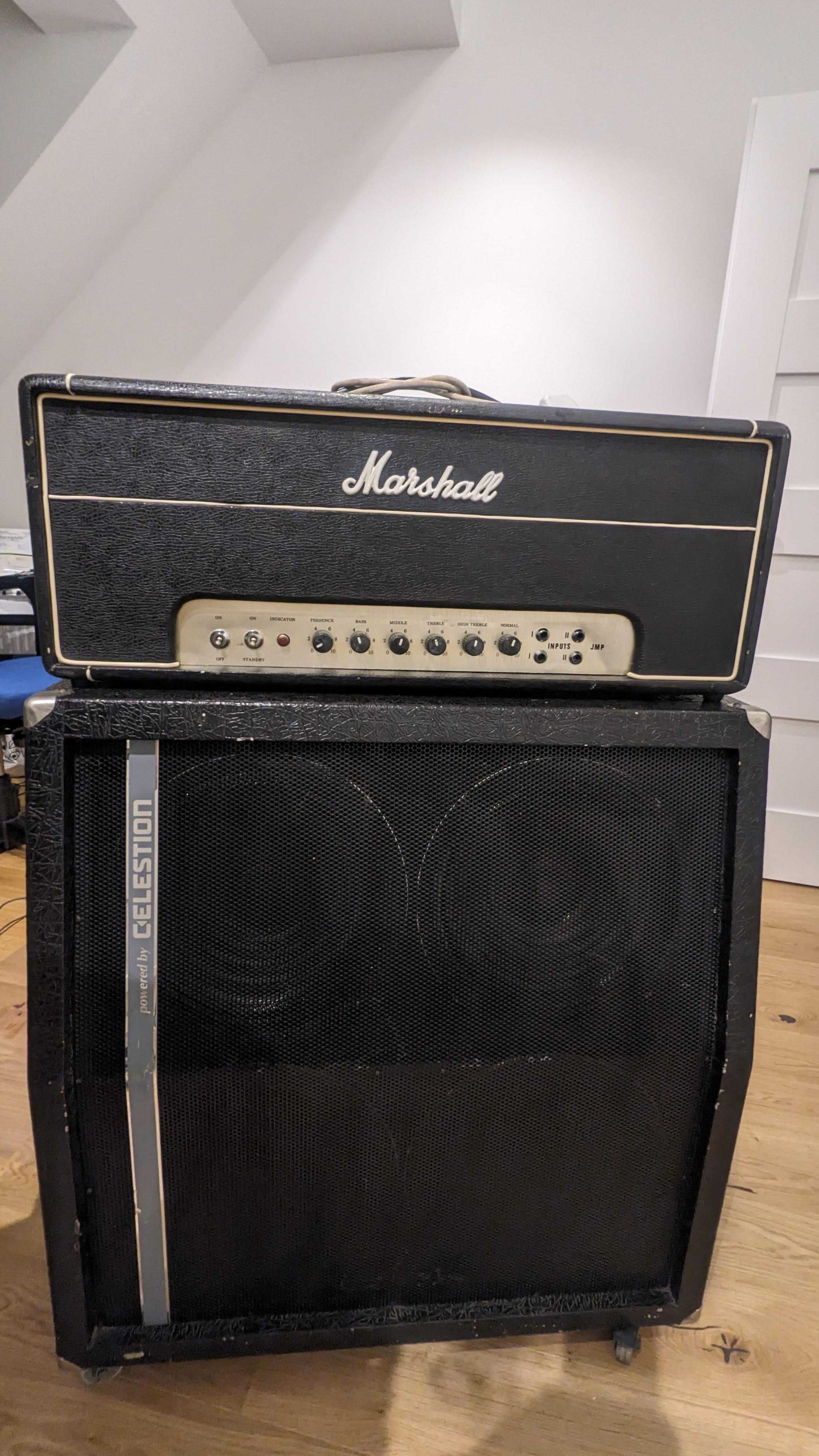 Marshall JMP 1959 Plexi 100W Replica + LDM Slant 4x12 Celestion 400W