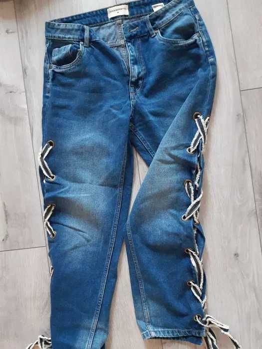 Spodnie jeans 38 7/8 jak nowe