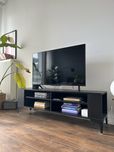 Szafka RTV czarna 140cm