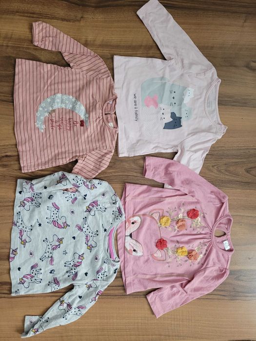 68-74 bluzeczki koszulki bluza kotek sukienka OBAIBI next zara 13 szt