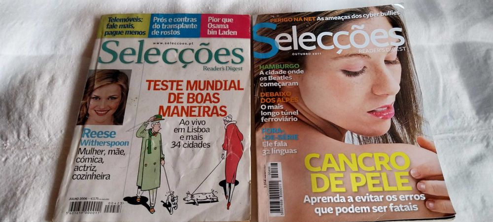 Revistas das selecções do ano de2006/2011/2023/2024/2025