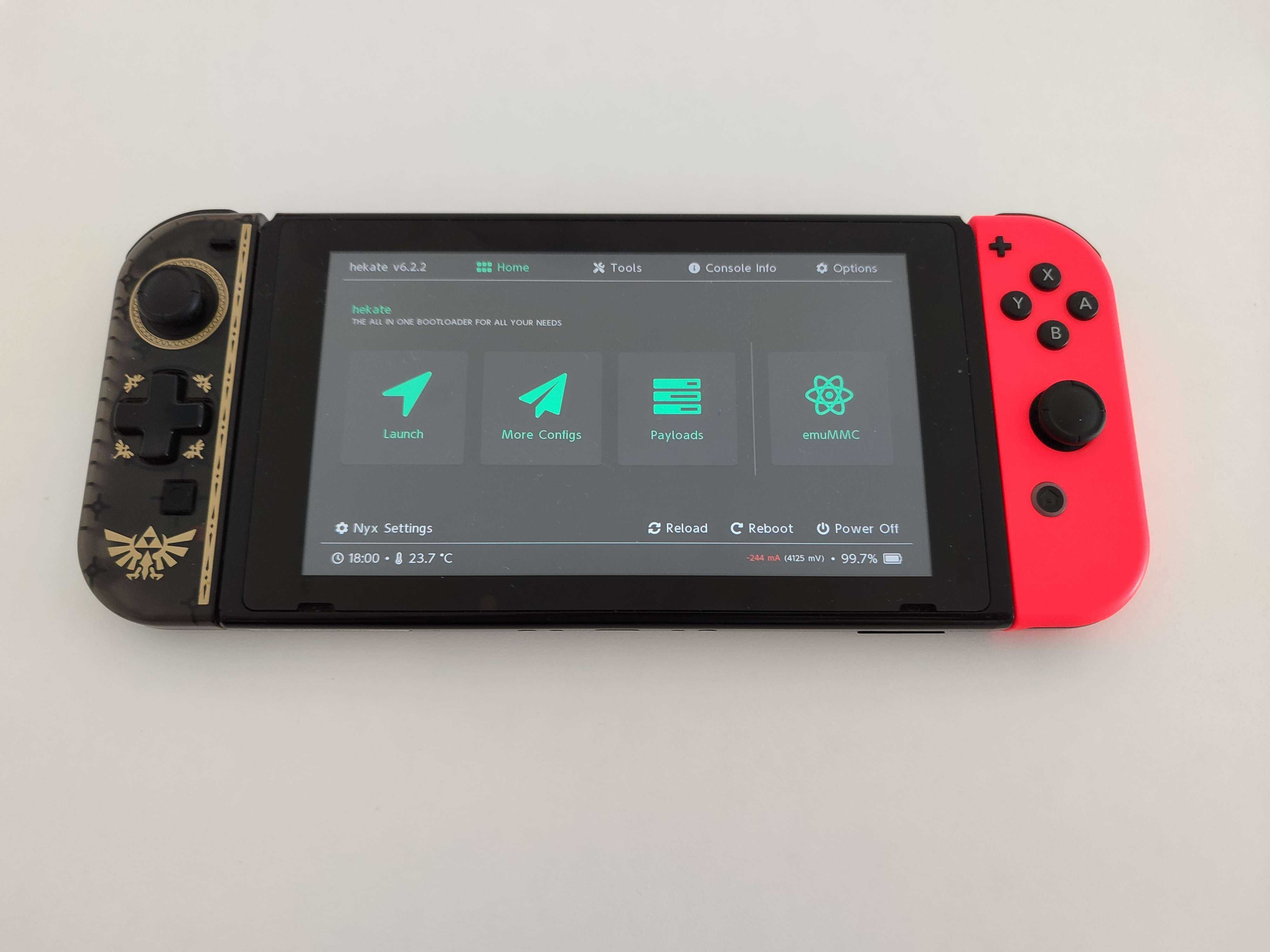 Nintendo Switch v2 Desbloqueada Modchip Picofly 128GB