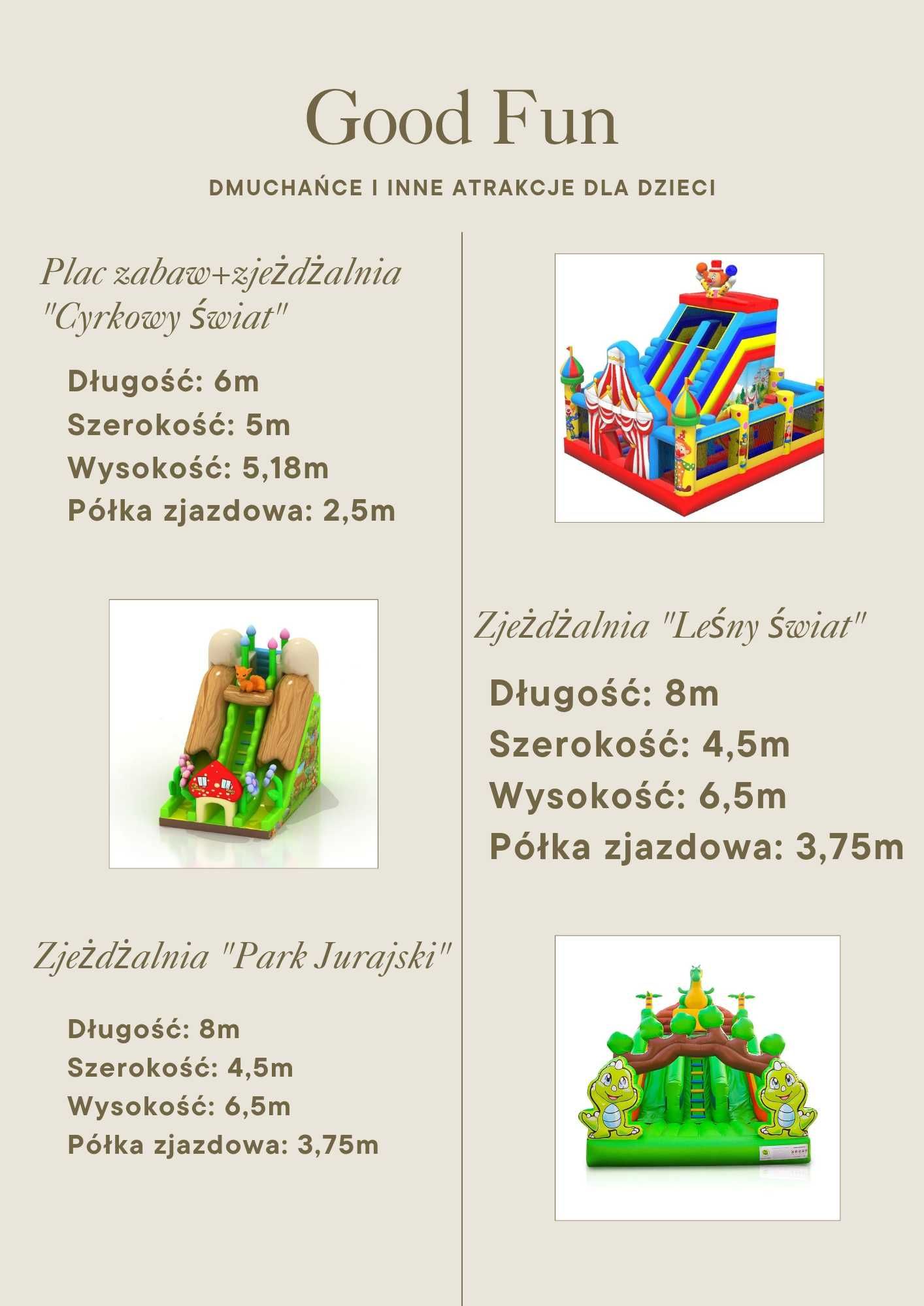 Dmuchańce, wata i popcorn - wynajem