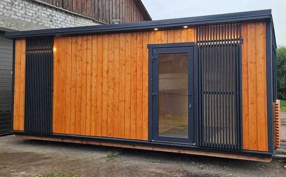 Sauna NOWOCZESNA Ocieplana Spa Ogrodowe Lipa Świerk Skandynawski