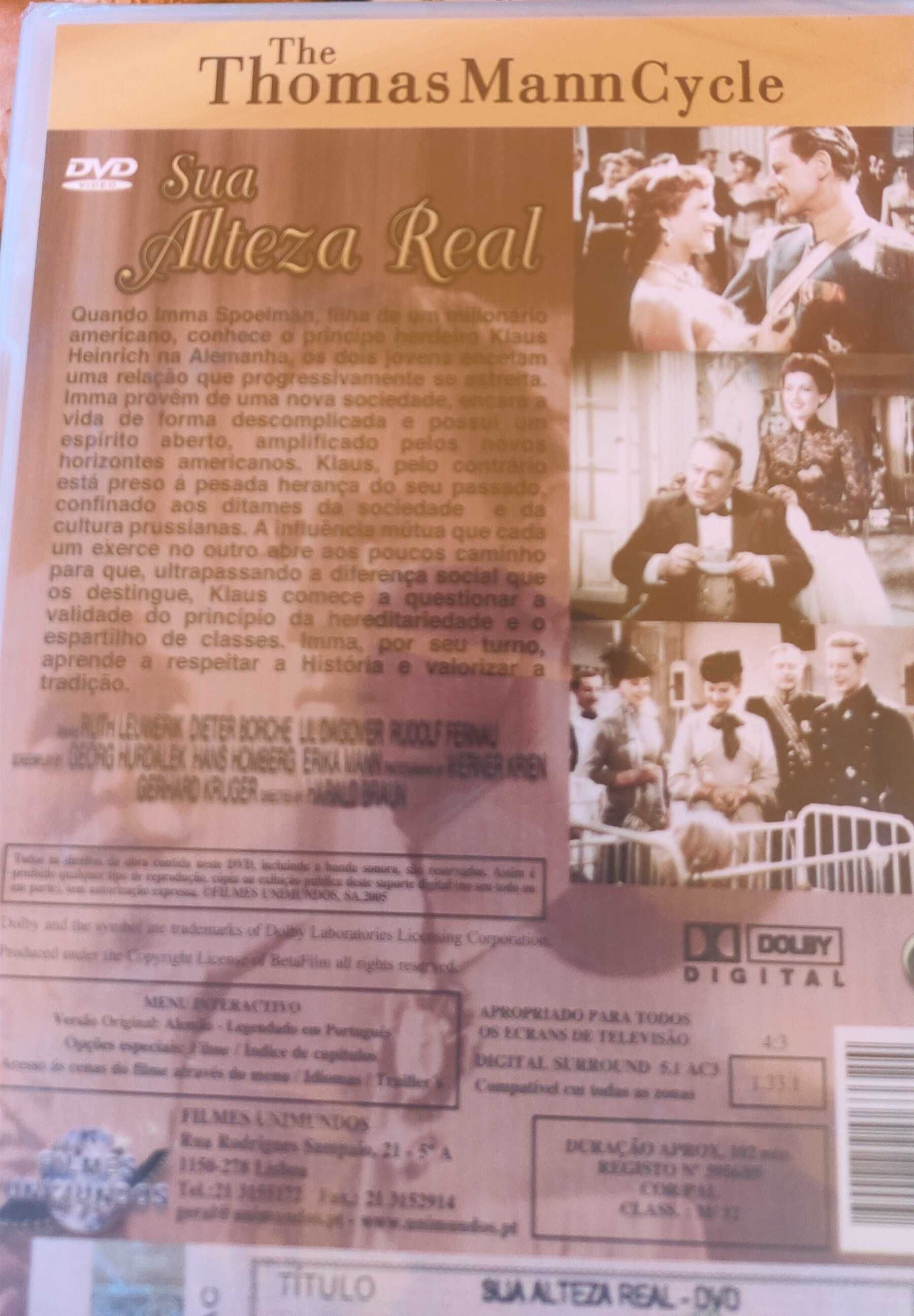 Dvd novo portes grátis Sua Alteza Real The Thomas Mann Cycle