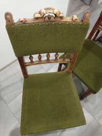 Krzesła antyk 5 sztuk zabytkowe komplet