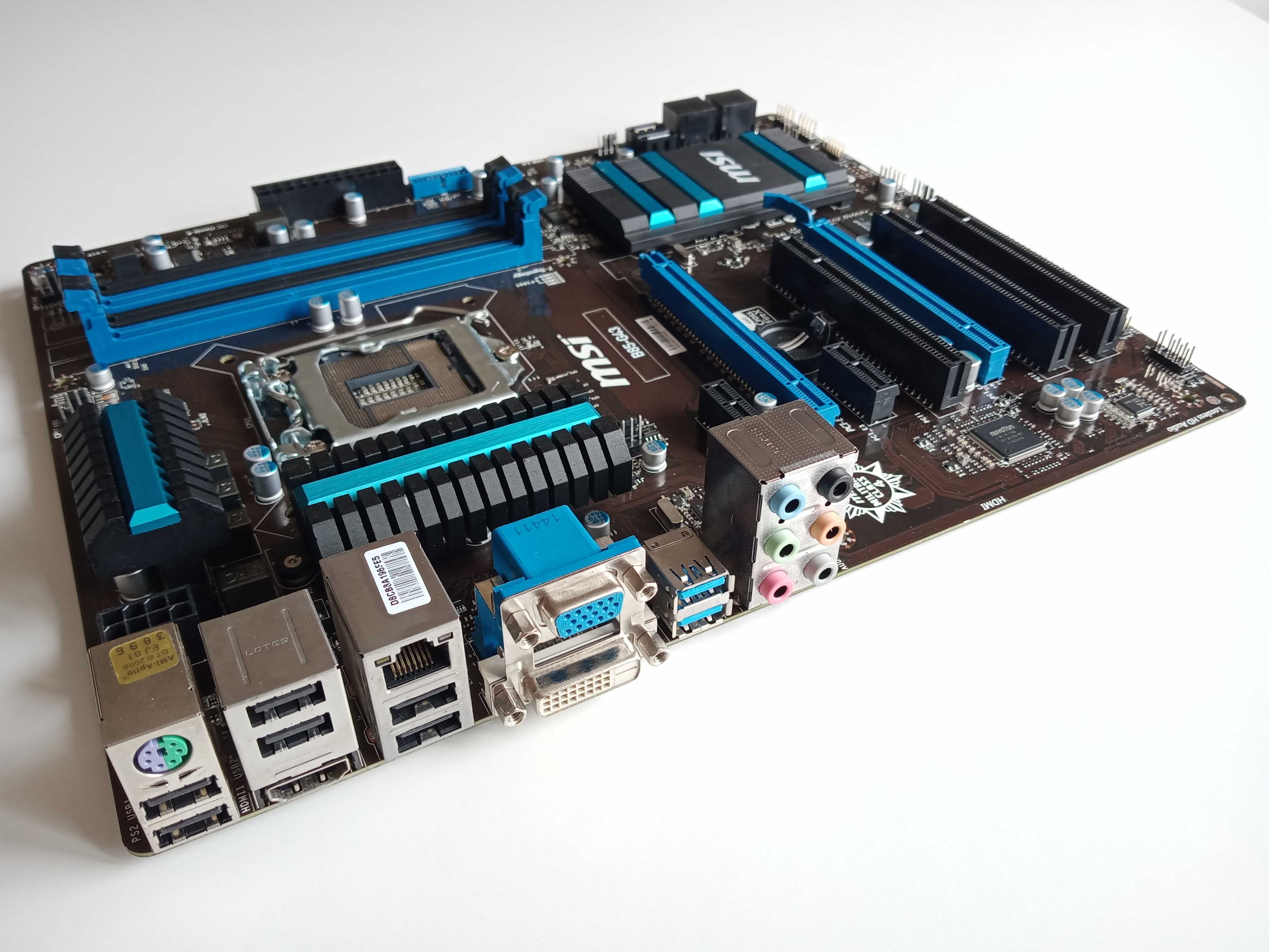 #1 - Płyta główna MSI B85-G43, DDR3, PCIe 3.0, USB 3.0, SATA III