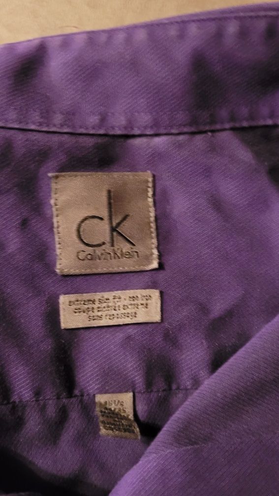 Filetowa koszula Calvin Klein, rozmiar  L