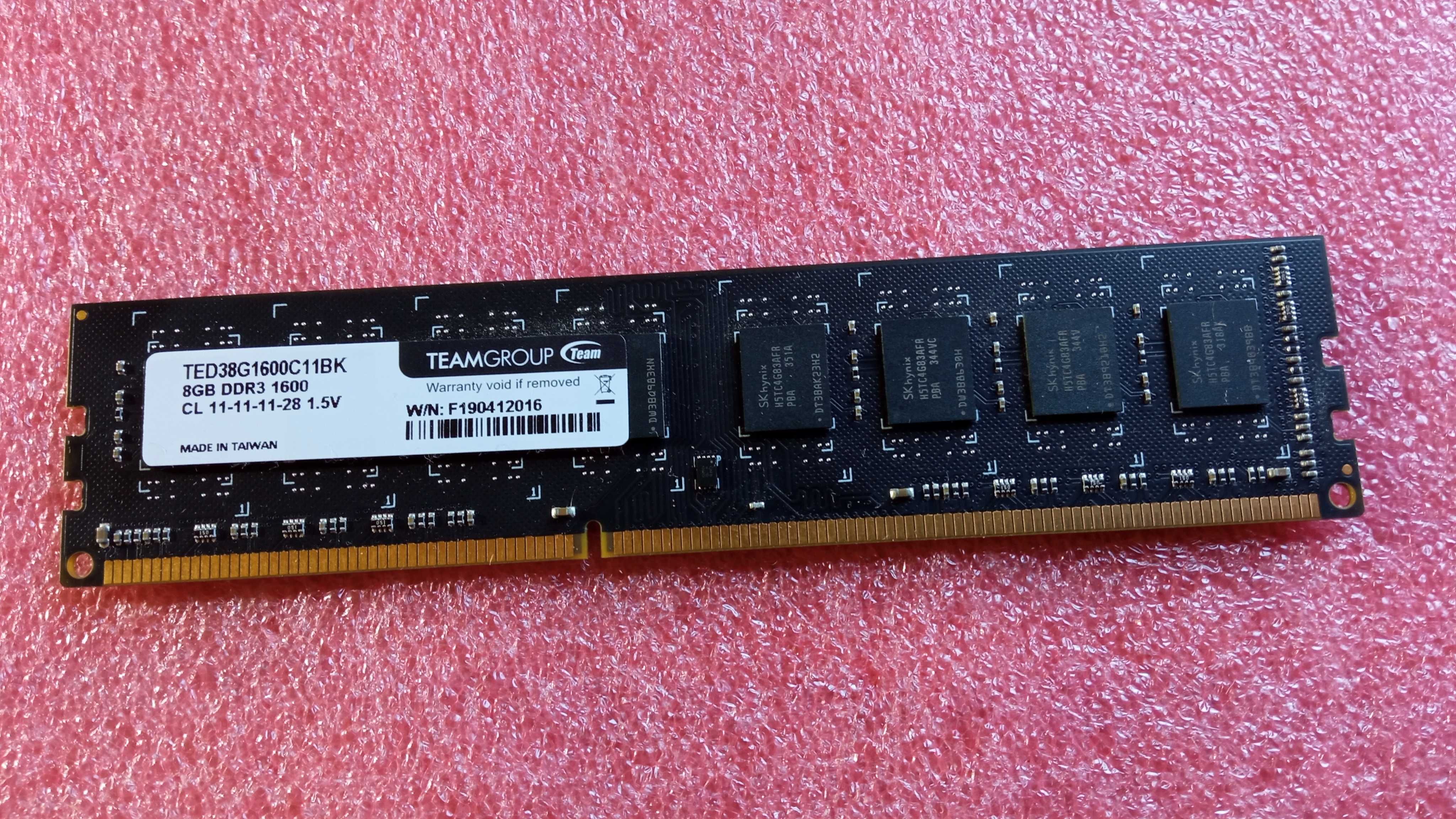 Оперативная память TEAM GROUP 8Gb(4-4)-DDR3-1333Mhz /Intel-Amd/