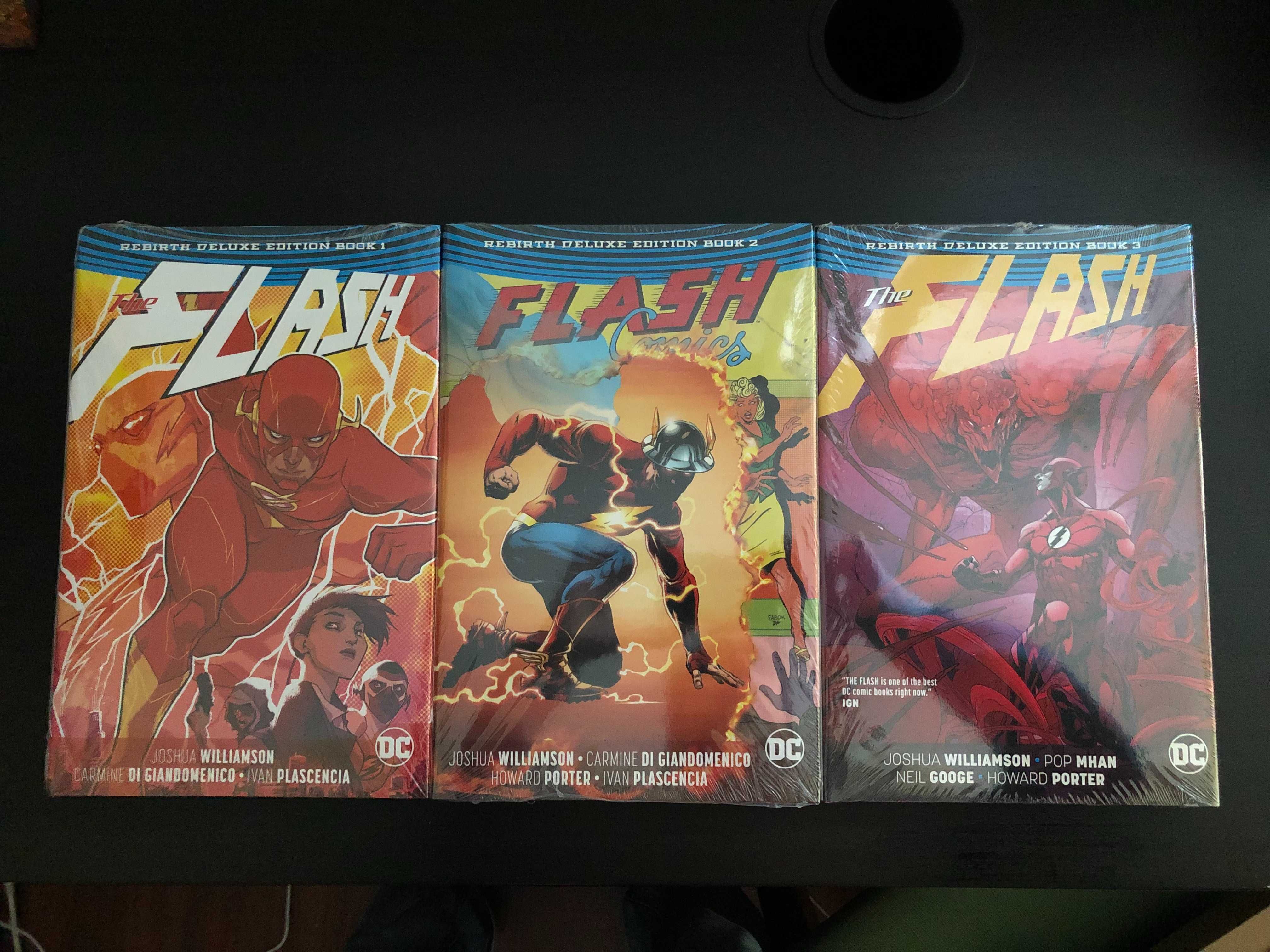 The Flash Rebirth Deluxe Edition Book 1-3 DC Comics Hardcover Omnibus