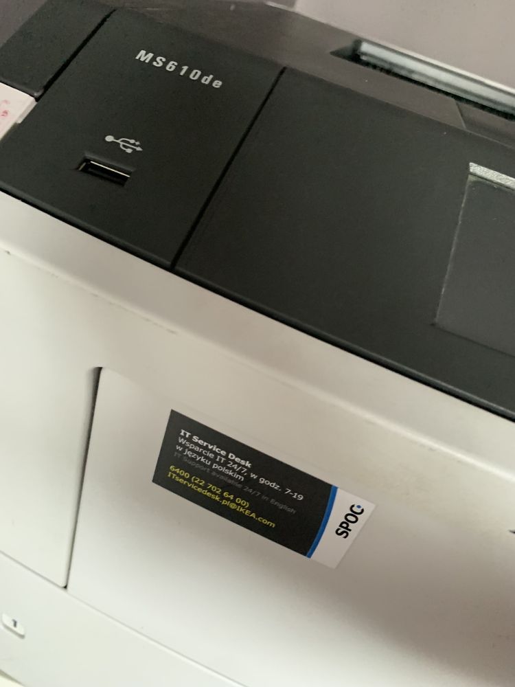 Lexmark MS610de drukarka - sprawne - 2 sztuki drukarki wyprzedaż