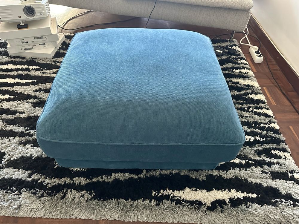 Puff Ikea Esseboda azul