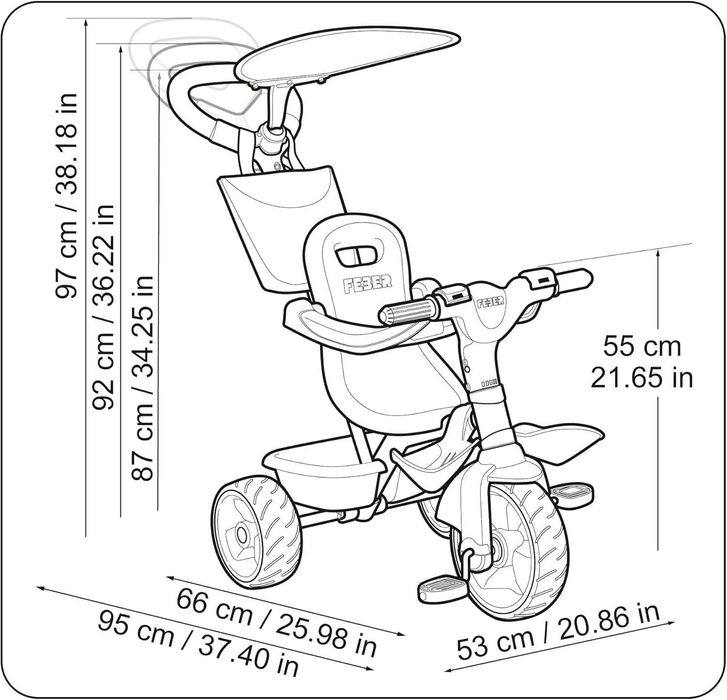 ∎ Triciclo Evolutivo Dirigível para criança/bebé - Excelente Estado ∎