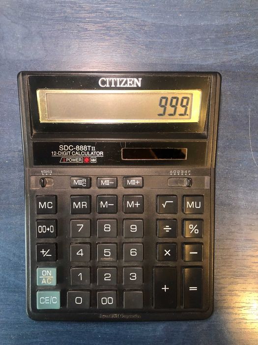 Калькулятор Citizen SDC-888TII (12-розрядний)