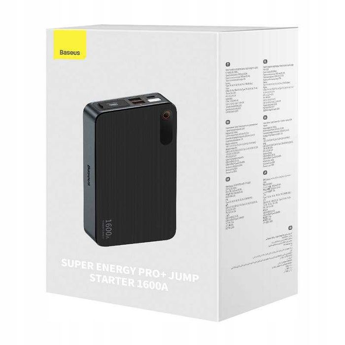 Baseus Super Energy Pro+ Car Jump Starter 1600A пуско-зарядний пристрй