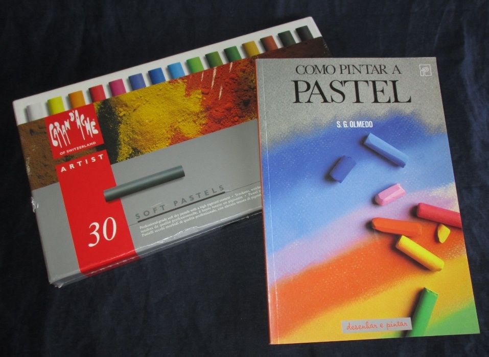 Caixa 30 soft pastels caran d'ache OFERTA LIVRO