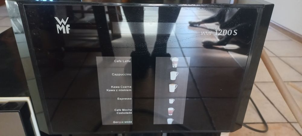 Ekspres przemysłowy do kawy wmf 1200s + lodówka oraz filtr wody