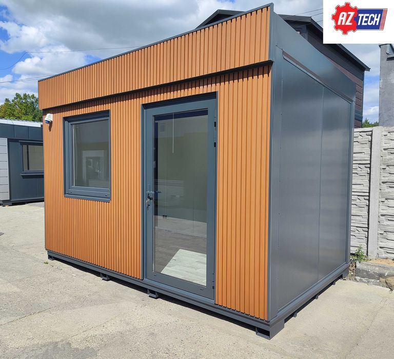 Kontener / Ładne biuro / Stróżówka 4,0 x 2,5 m z dostawą