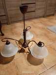 Lampa (żyrandol)wisząca trzy klosze