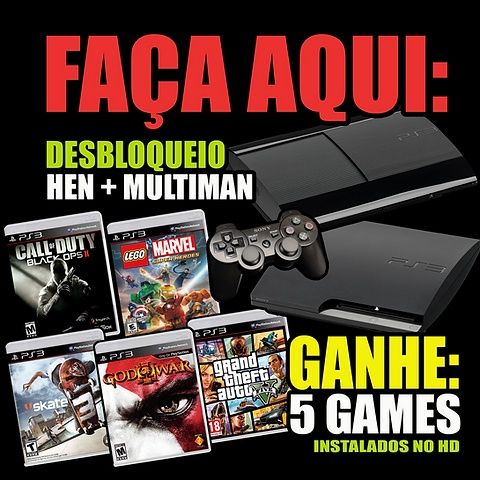 Desbloqueio PS3!!!