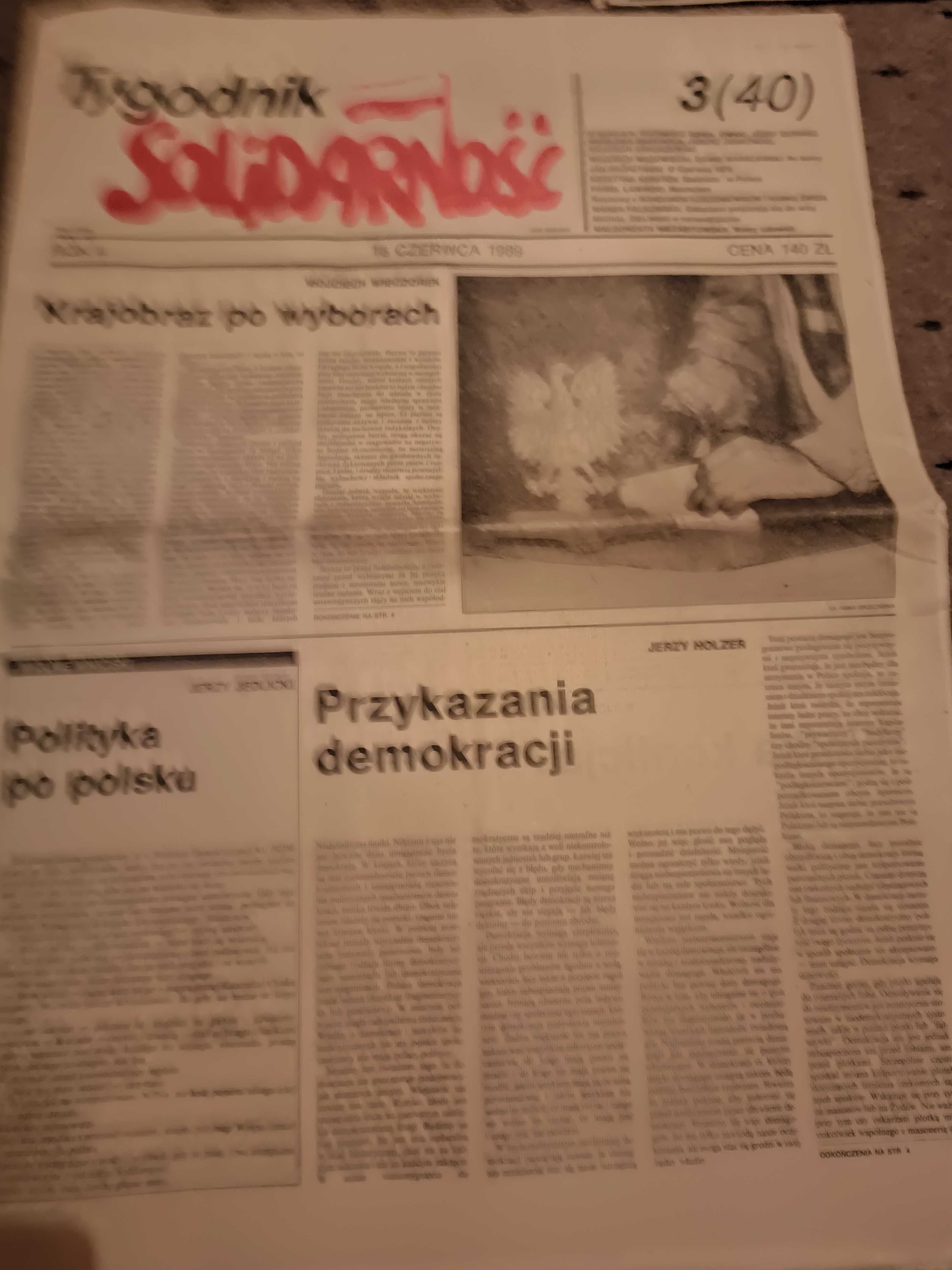 Gazety solidarność