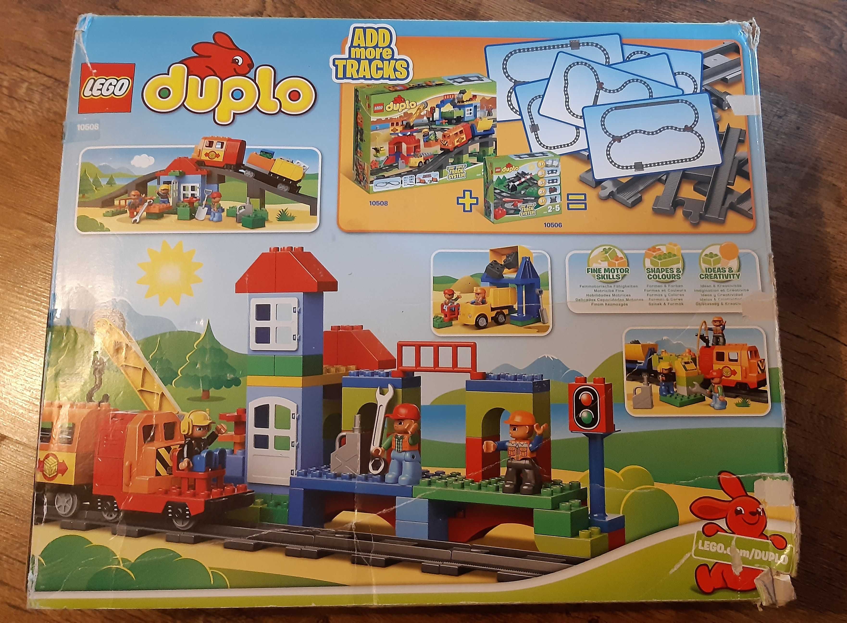 Lego Duplo 10508 Pociąg Deluxe na baterie, tory