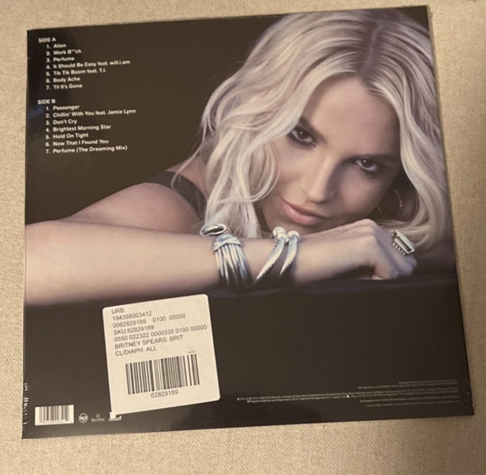 Britney Spears - Britney Jean LTD Splatter winyl