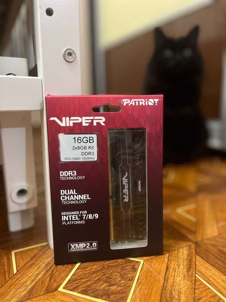 Patriot Viper DDR3 16gb комплект ігрової оперативної памʼяті