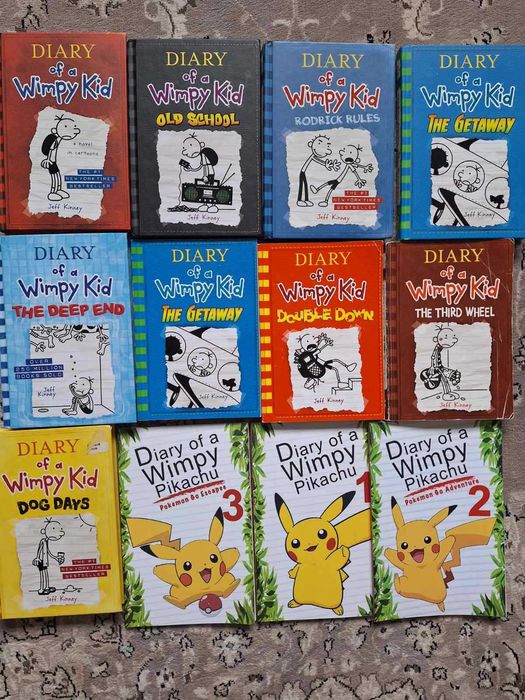 Набір книг Щоденник Пікачу англійською мовою США (нові)