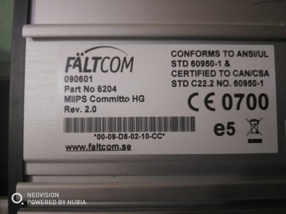 Faltcom MIIPS INDUSTRIAL ROUTER роутер 090601 6204 STD 60950 GPS и GSM